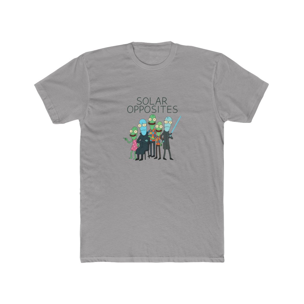 Solar Opposites "Solar Opposites." Unisex Tee - alternate angle 3, merchandise