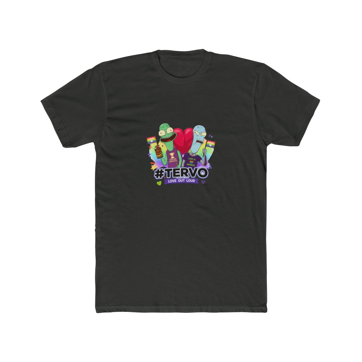 Solar Opposites Tervo Pride T Shirt - alternate angle 3, merchandise
