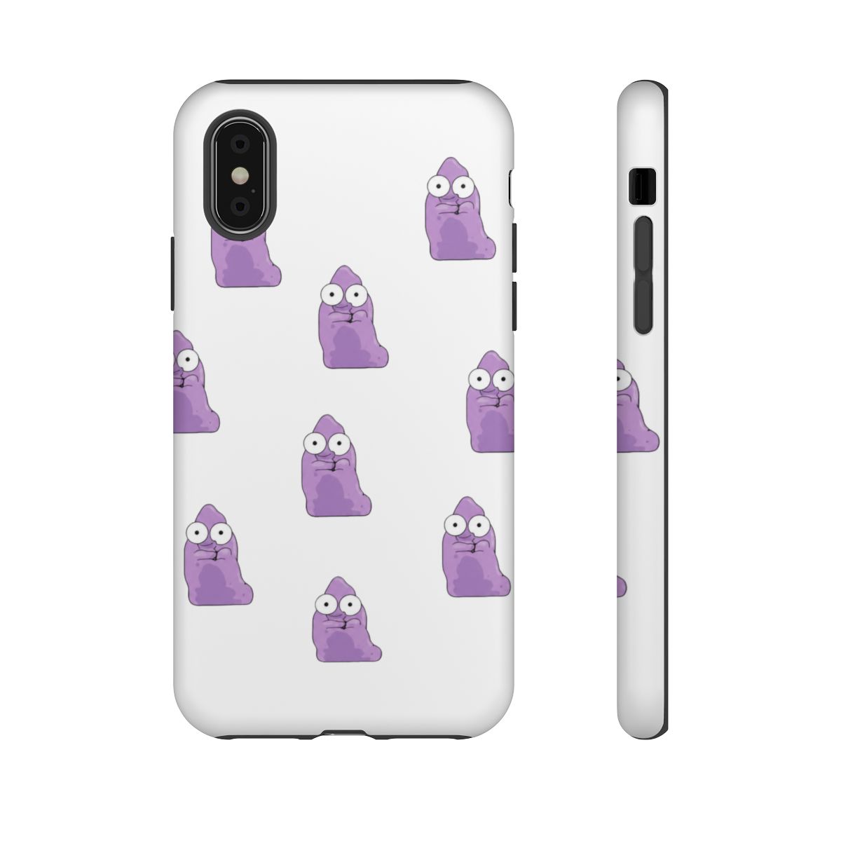 Purple Pleading Pupa Iphone Case - alternate angle 3, merchandise