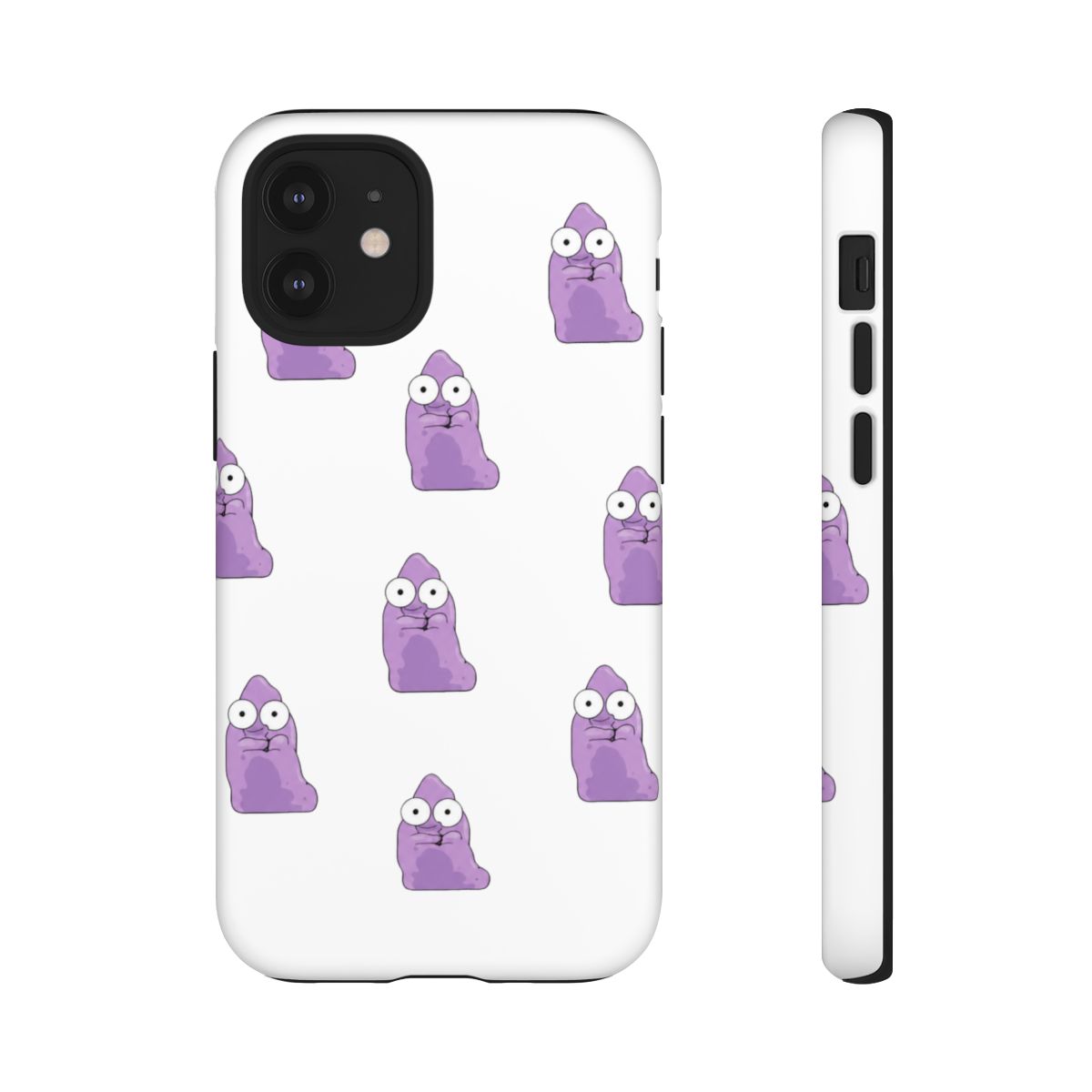 Purple Pleading Pupa Iphone Case - alternate angle 1, merchandise