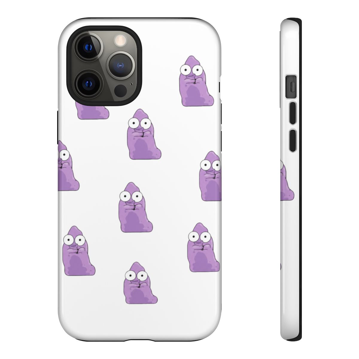 Purple Pleading Pupa Iphone Case - alternate angle 5, merchandise