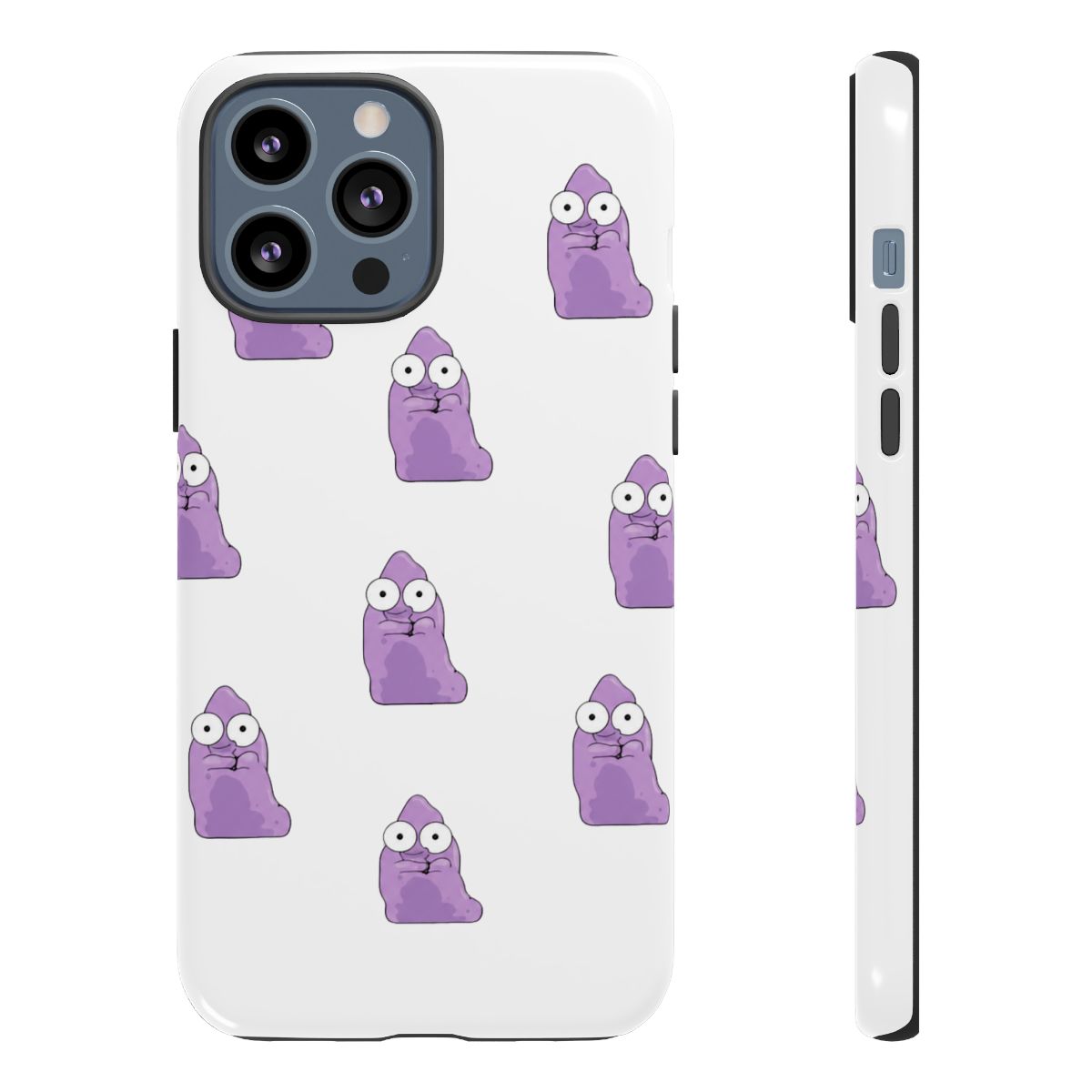 Purple Pleading Pupa Iphone Case - alternate angle 4, merchandise