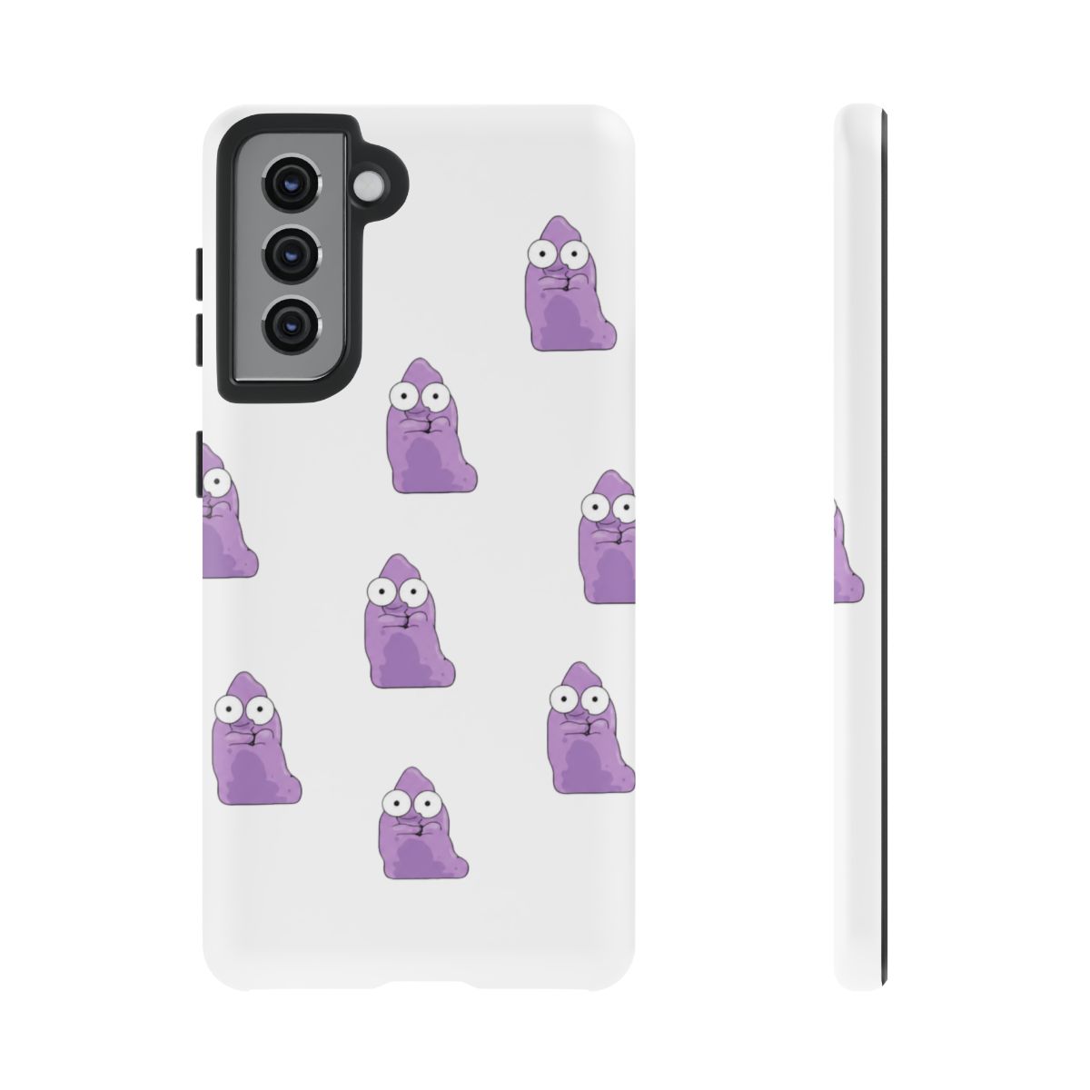 Purple Pleading Pupa Iphone Case - alternate angle 2, merchandise