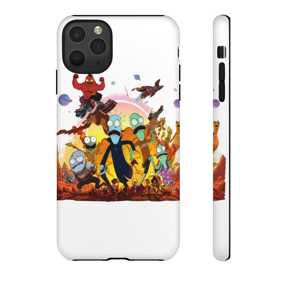 Korvo Solar Opposites Alien Scientist Phone Case - alternate angle 4, merchandise