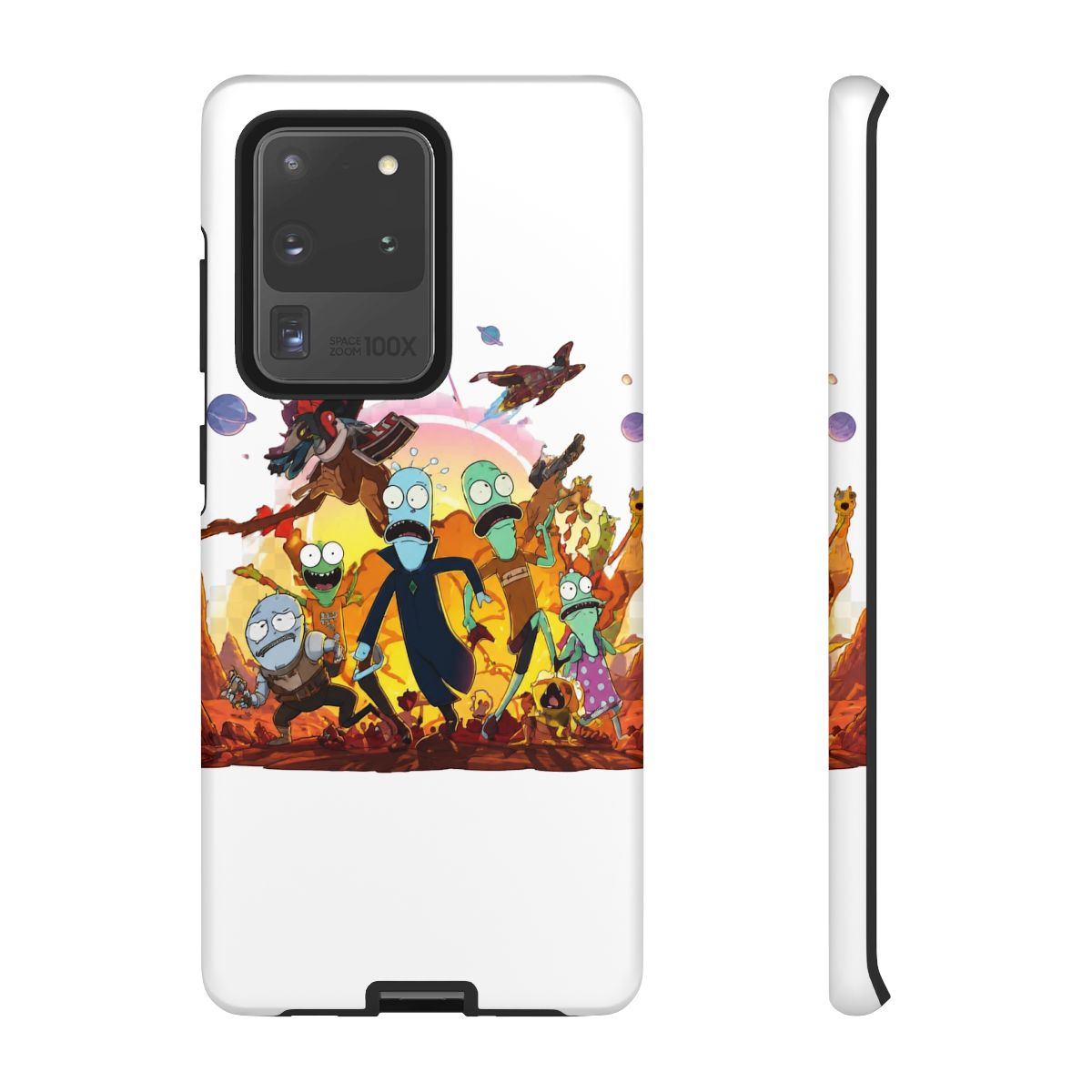 Korvo Solar Opposites Alien Scientist Phone Case - alternate angle 1, merchandise