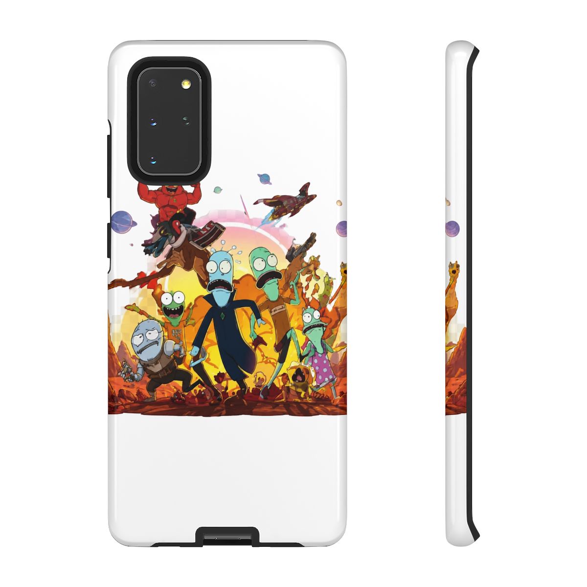 Korvo Solar Opposites Alien Scientist Phone Case - alternate angle 2, merchandise