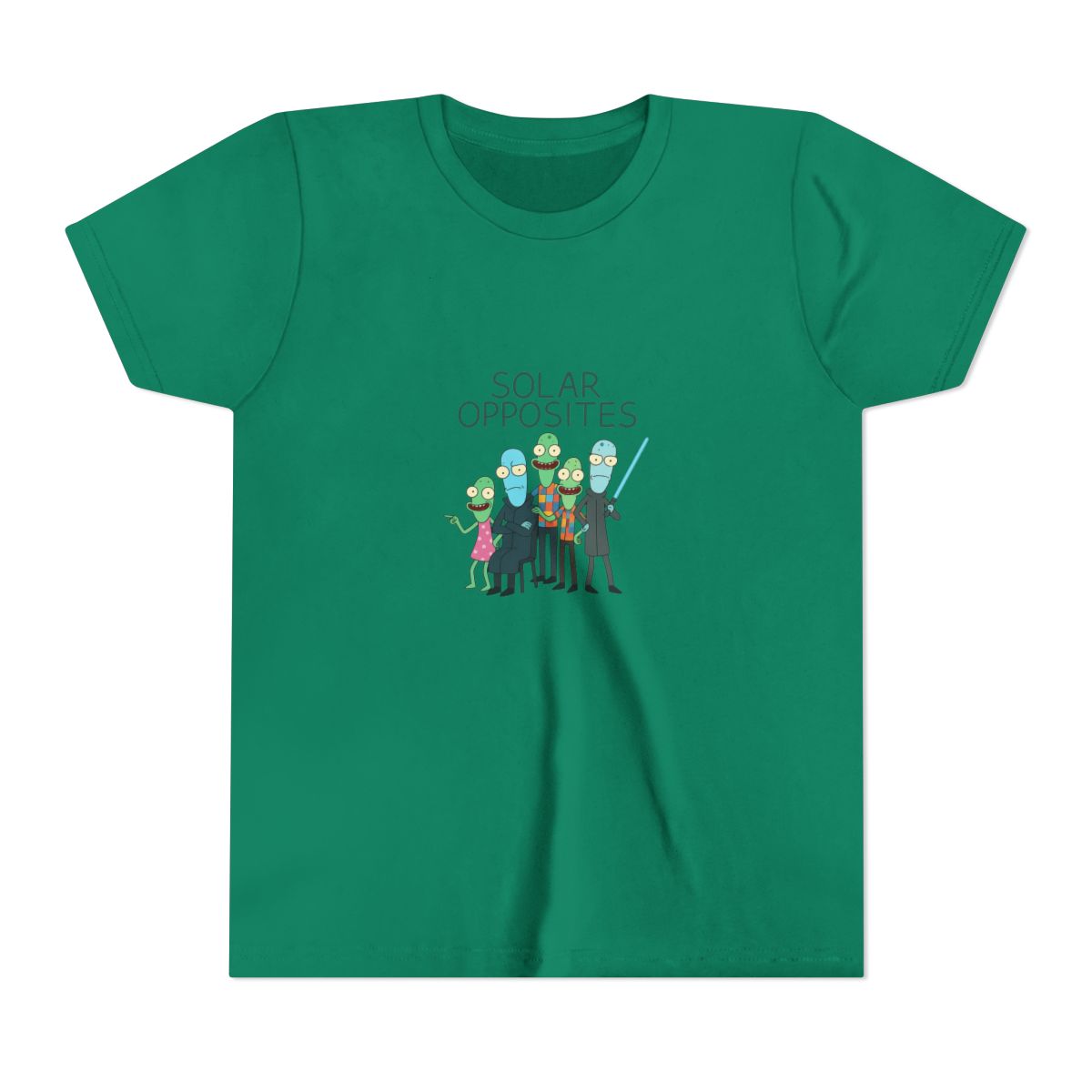 Solar Opposites "Solar Opposites." Kids Tee - alternate angle 2, merchandise